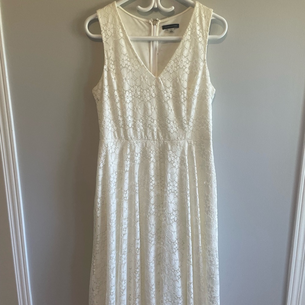 Tommy Hilfiger Ivory Lace Dress